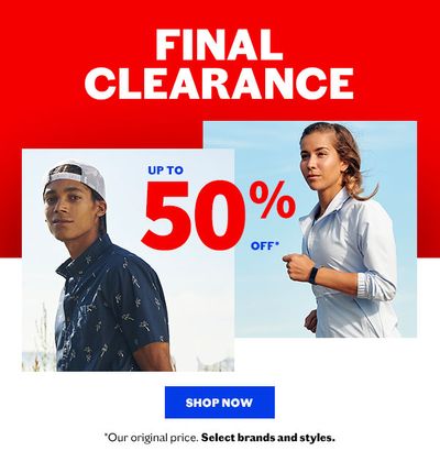 Final Clearance Up To 50% Off! 