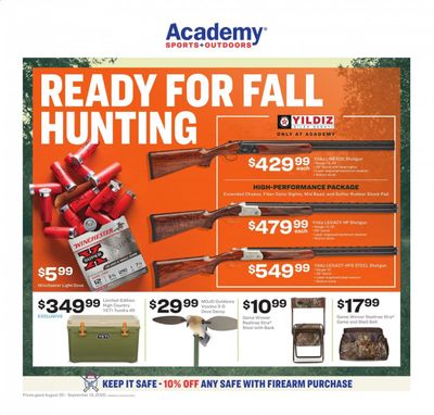 Academy Sports Weekly Ad August 30 to September 13