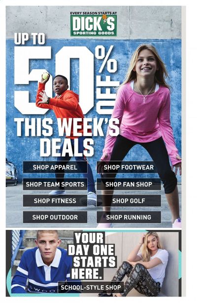 DICK'S Weekly Ad August 30 to September 5