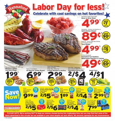 Hannaford (VT) Weekly Ad August 30 to September 5