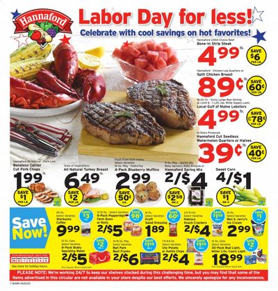 Hannaford (NH) Weekly Ad August 30 to September 5