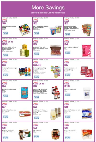 Costco Business Centre (Scarborough, ON) Instant Savings Flyer August 31 to September 13