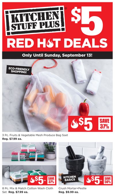 Kitchen Stuff Plus Red Hot Deals Flyer August 31 to September 6