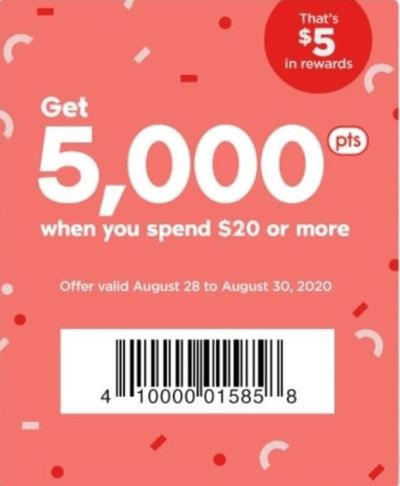 Real Canadian Superstore: Get 5000 Points When You Spend $20 Text Offer