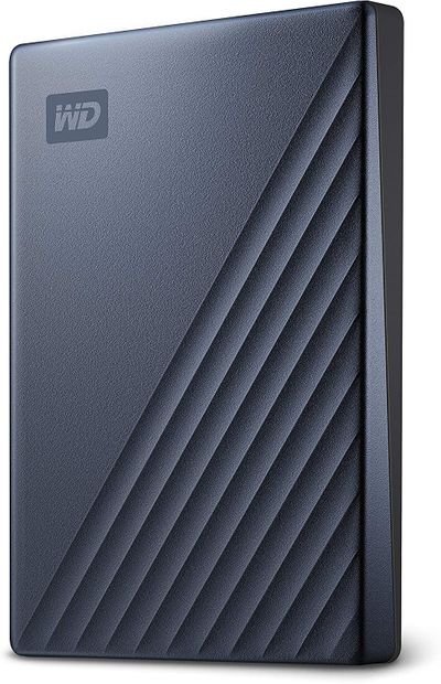 WD 2TB My Passport Ultra Blue Portable External Hard Drive, USB-C On Sale for $ 94.99 (Save $ 32.00) at Amazon Canada