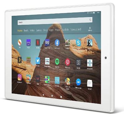 Amazon Fire HD 10 Tablet Full HD Display, 32GB, White For $149.99 At Staples Canada