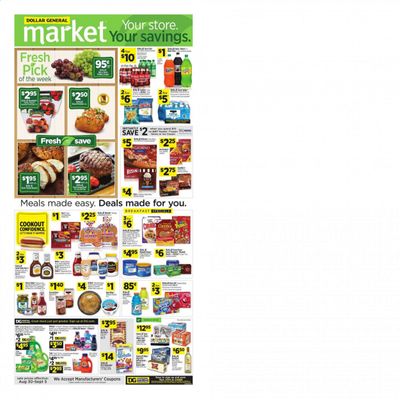 Dollar General (FL) Weekly Ad August 30 to September 5
