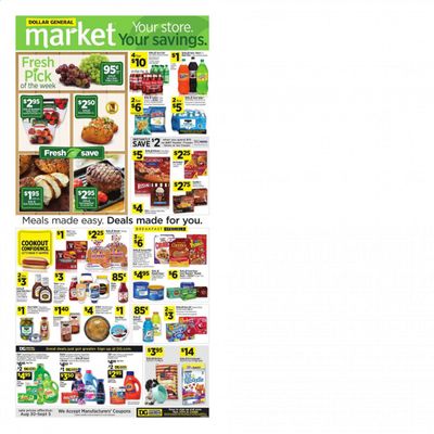 Dollar General (GA, KY, LA, TN) Weekly Ad August 30 to September 5