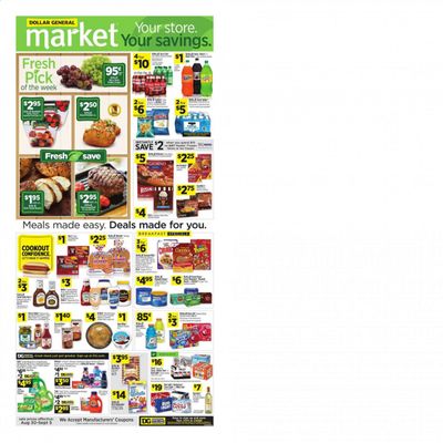 Dollar General (OH) Weekly Ad August 30 to September 5 Dollar General (OH) Weekly Ad August 30 to September 5