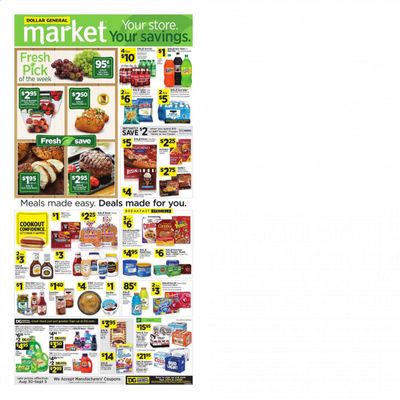 Dollar General (OK) Weekly Ad August 30 to September 5