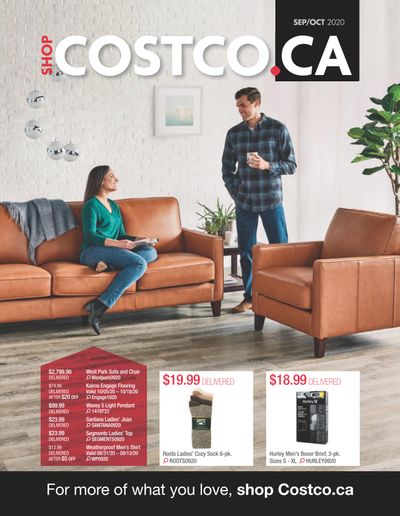 Costco Online Catalogue September 1 to October 31