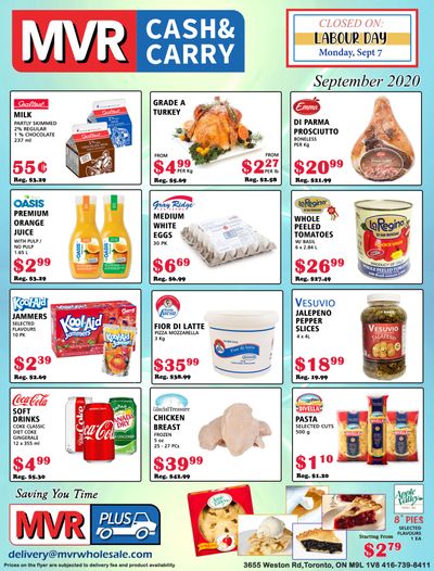 MVR Cash and Carry Flyer September 1 to 30