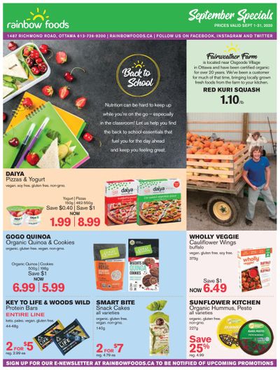 Rainbow Foods Flyer September 1 to 30