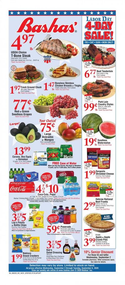 Bashas' (AZ) Weekly Ad September 2 to September 8
