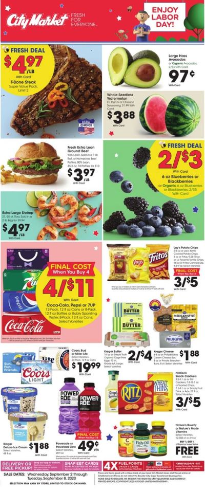 City Market Weekly Ad September 2 to September 8