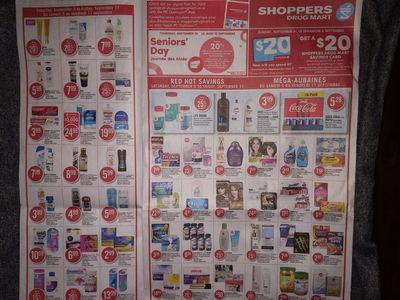 Shoppers Drug Mart Canada: 20x The PC Optimum Points Saturday September 5th