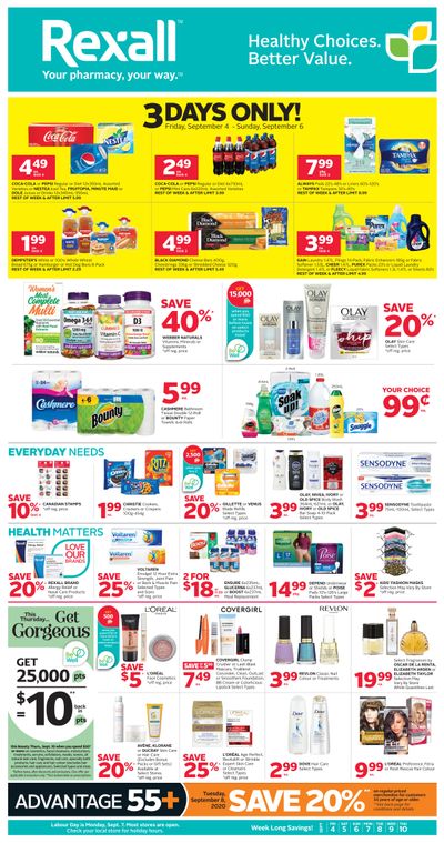 Rexall (ON) Flyer September 4 to 10