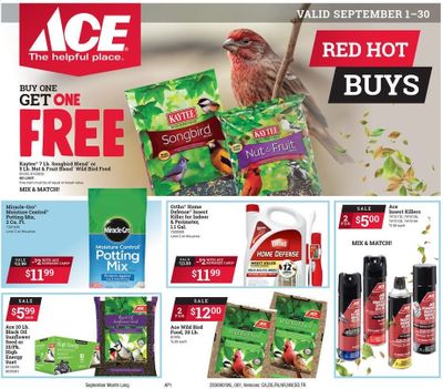 ACE Hardware Weekly Ad September 1 to September 30
