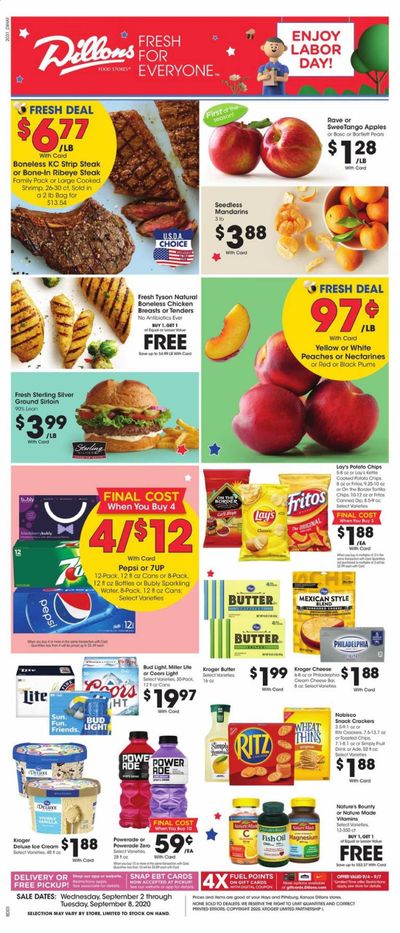 Dillons Weekly Ad September 2 to September 8