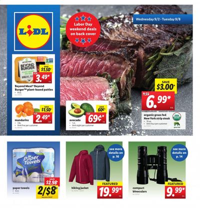 Lidl Weekly Ad September 2 to September 8