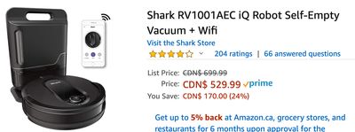 Amazon Canada Deals: Save 24% on Shark iQ Robot Self-Empty Vacuum + 28% on Power Wheels Barbie Jeep Wrangler + More Offers Amazon Canada Deals: Save 24% on Shark iQ Robot Self-Empty Vacuum + 28% on Power Wheels Barbie Jeep Wrangler + More Offers