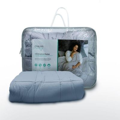 Weighted Blanket + Aromatherapy System | 1 Person | Quiet Gray On Sale for $49.99 at Showcase Canada