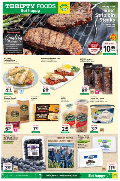 Thrifty Foods Flyer September 3 to 9