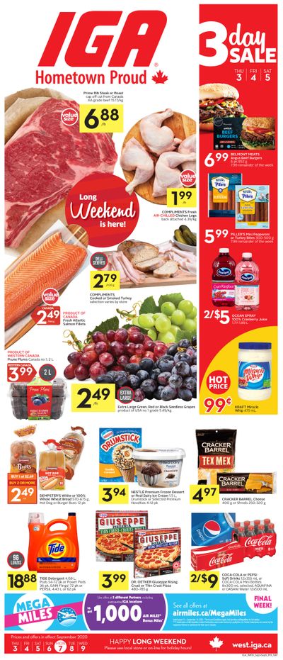 IGA (AB) Flyer September 3 to 9