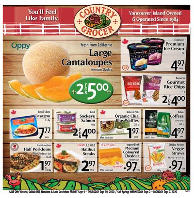 Country Grocer (Salt Spring) Flyer September 2 to 7