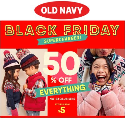 Old Navy Black Friday 2019 Sale *Live*: Save 50% Off Everything!