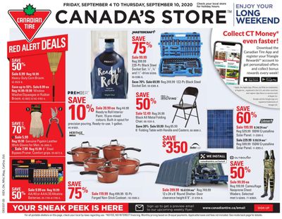 Canadian Tire (ON) Flyer September 4 to 10
