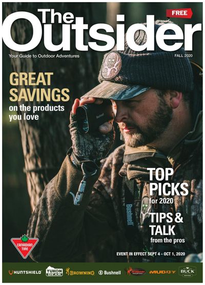 Canadian Tire The Outsider Fall 2020 Catalogue September 4 to October 1