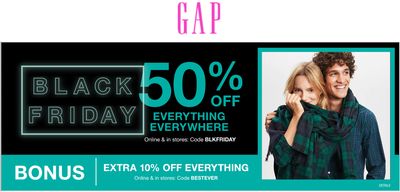 Gap Black Friday 2019 Sale *Live*: Save 50% Off Everything + Extra 10% off with Coupon Code!