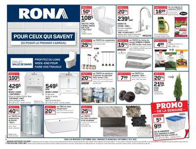 Rona (QC) Flyer September 3 to 9