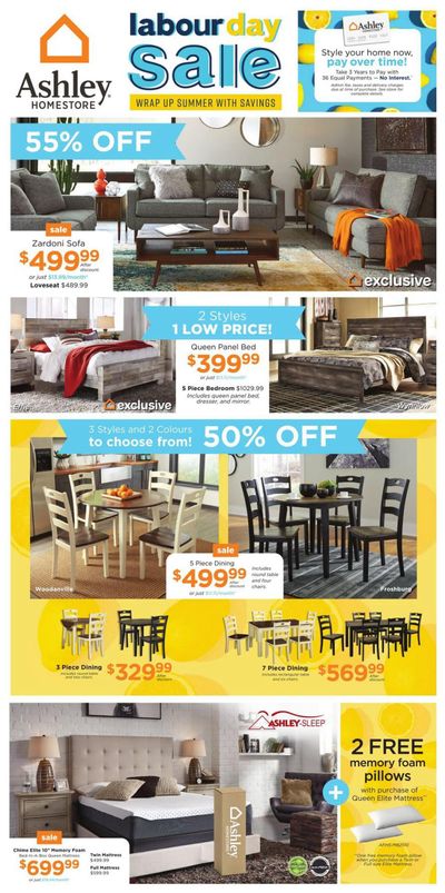 Ashley HomeStore (West) Flyer August 31 to September 9