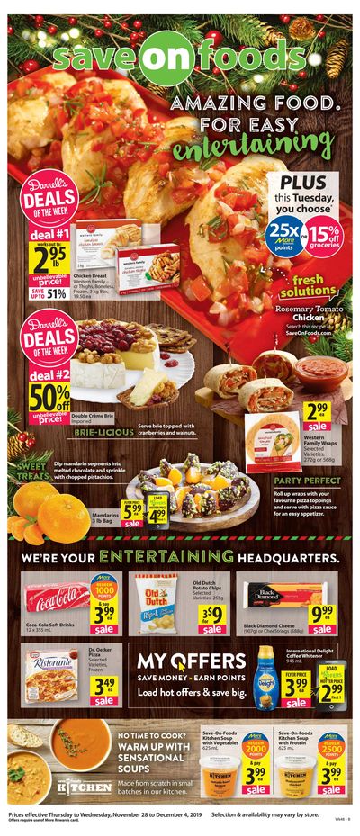 Save on Foods (AB) Flyer November 28 to December 4
