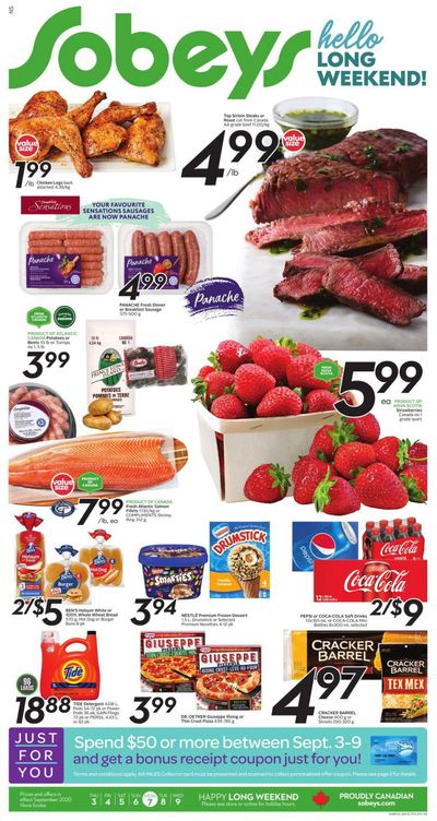 Sobeys (Atlantic) Flyer September 3 to 9 Sobeys (Atlantic) Flyer September 3 to 9