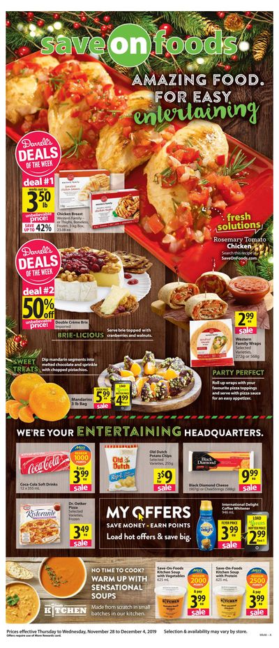 Save on Foods (BC) Flyer November 28 to December 4