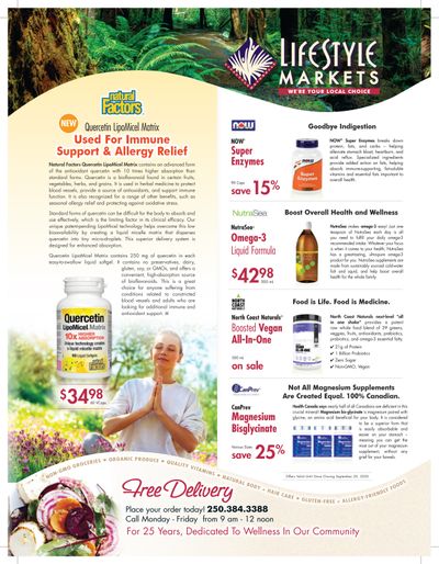 Lifestyle Markets Flyer August 27 to September 20