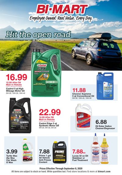 Bi-Mart Weekly Ad September 1 to September 8