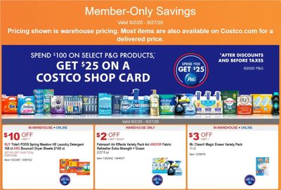 Costco Weekly Ad September 2 to September 27