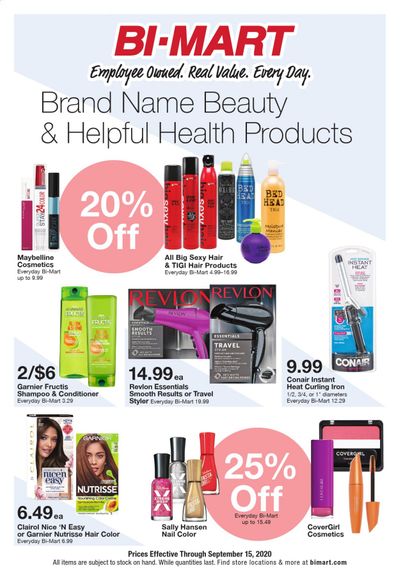 Bi-Mart Weekly Ad September 2 to September 15