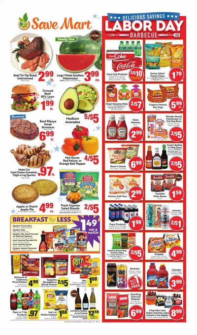 Save Mart Weekly Ad September 2 to September 8