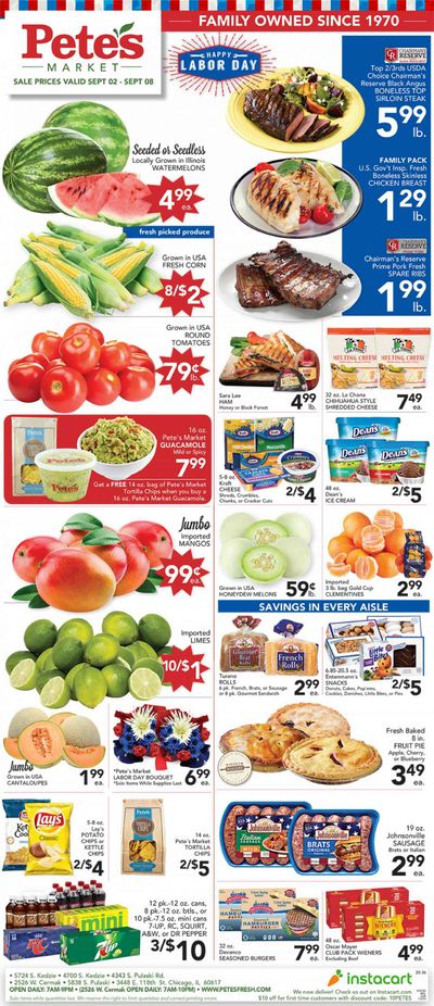 Pete's Fresh Market Weekly Ad September 2 to September 8