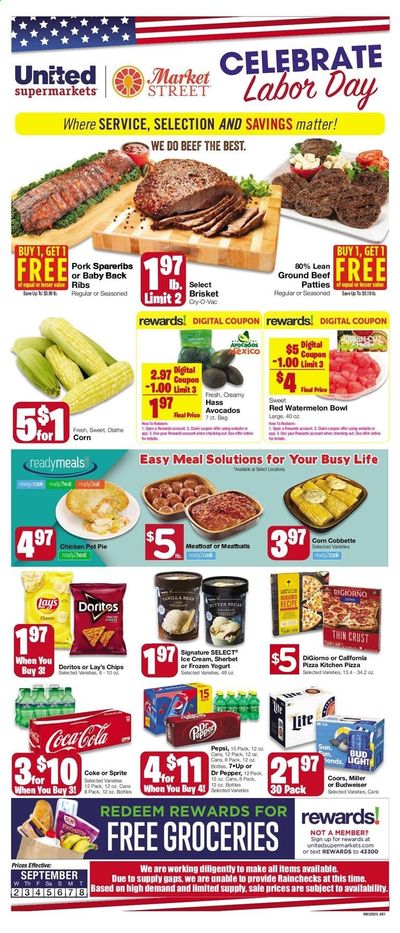 United Supermarkets Weekly Ad September 2 to September 8