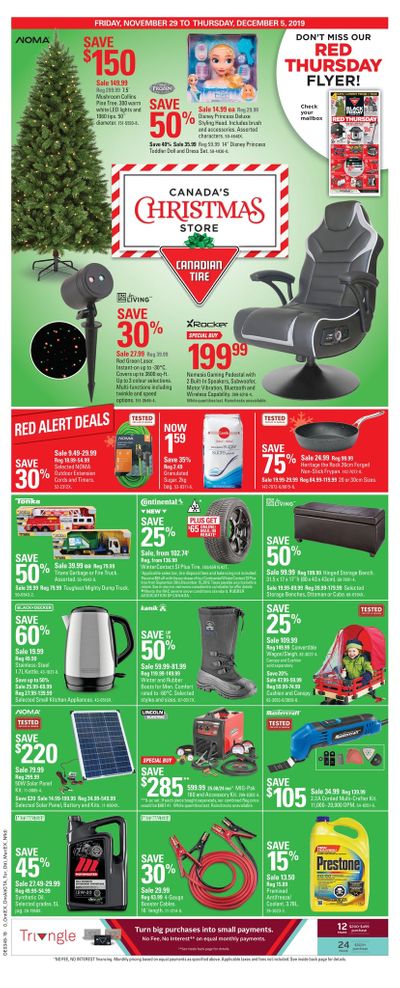 Canadian Tire (Atlantic) Flyer November 29 to December 5