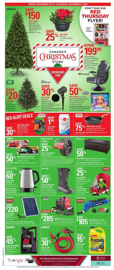 Canadian Tire (ON) Flyer November 29 to December 5