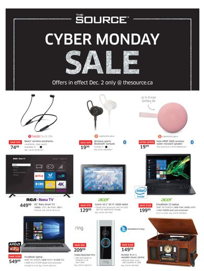 The Source Cyber Monday/Cyber Week Sale Flyer December 2 to 4