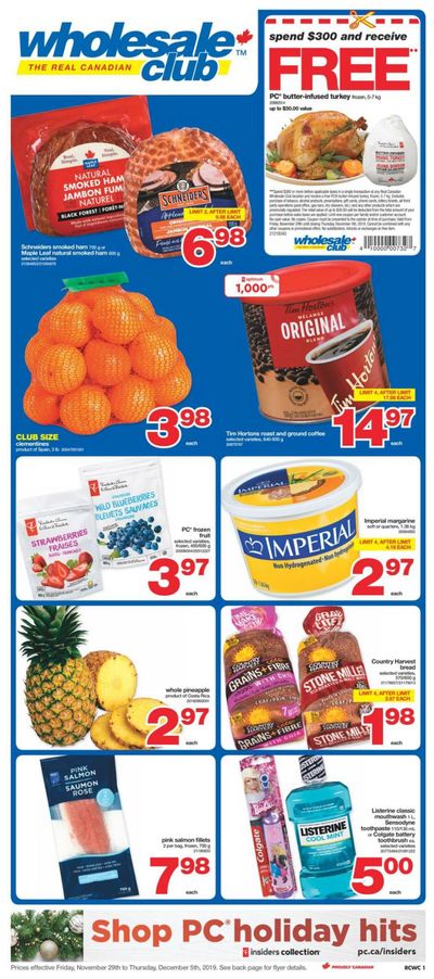 Real Canadian Wholesale Club Flyer November 29 to December 5