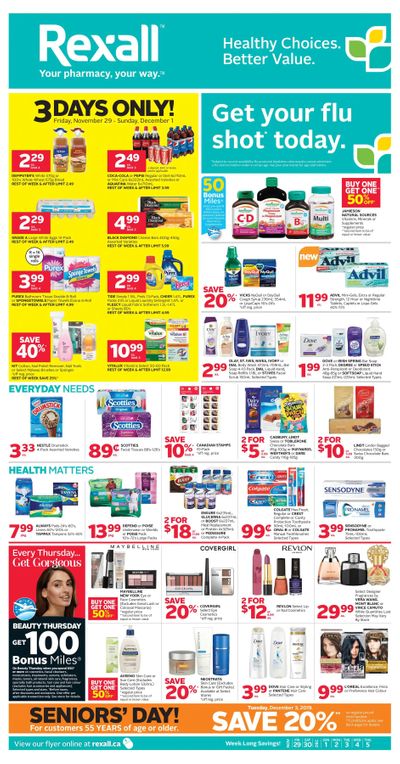 Rexall (West) Flyer November 29 to December 5